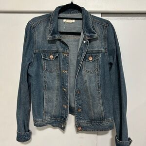 Jean jacket dark wash Large